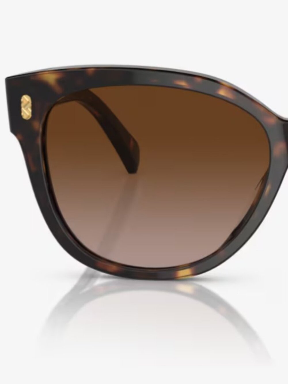 BNIB Ralph Lauren Tortoise Cat Eye Black Havana Sunglasses RA5305U - Picture 11 of 14